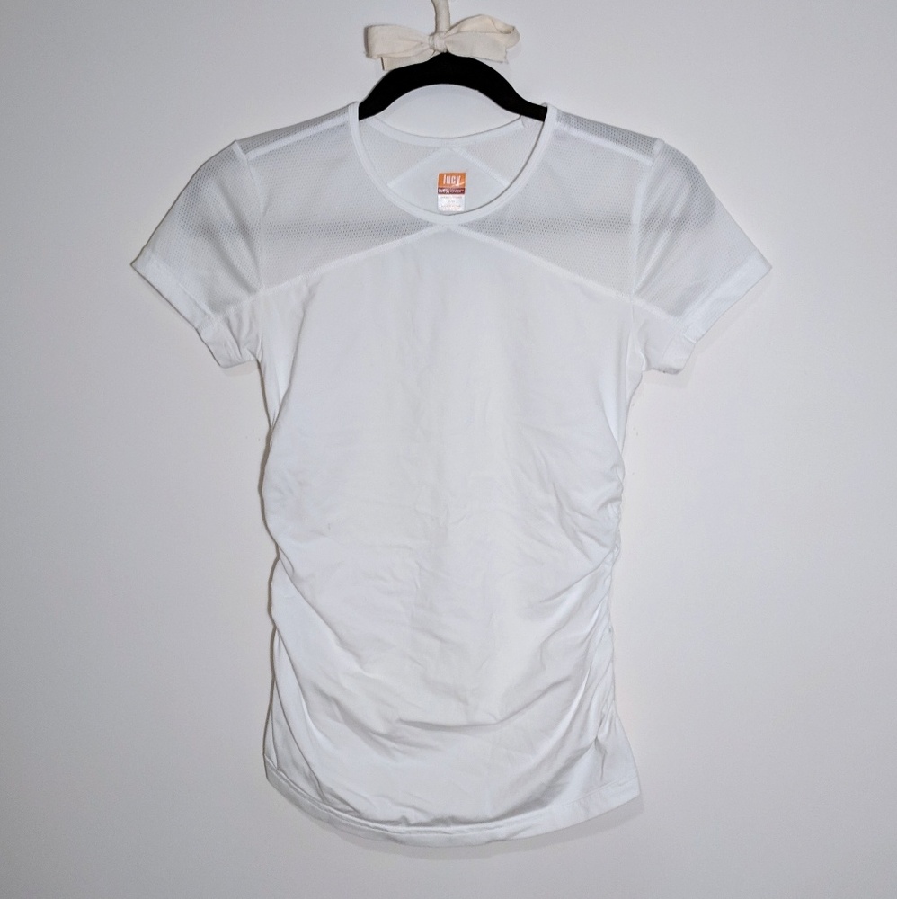 *NOT AVAILABLE*  Active Tee with Mesh detail
